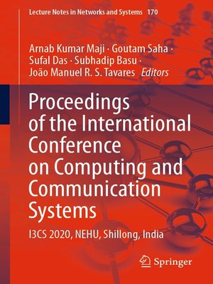 cover image of Proceedings of the International Conference on Computing and Communication Systems